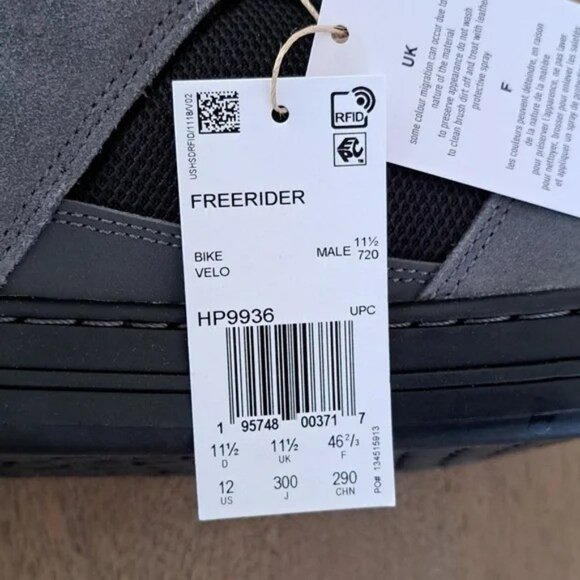 adidas Five Ten Freerider Mountain Bike Shoes -Color: Grey/Black/Grey -Size:12 - Picture 10 of 10